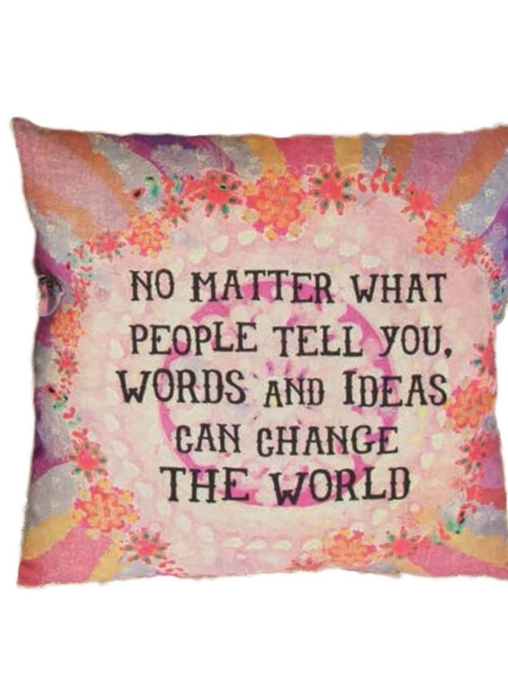 Natural Life Pillow No matter what… 47X47cm NWT Boho